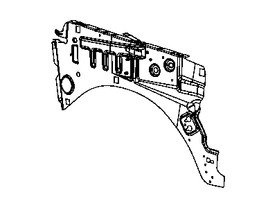 Mopar 55177019AO Panel-Fender