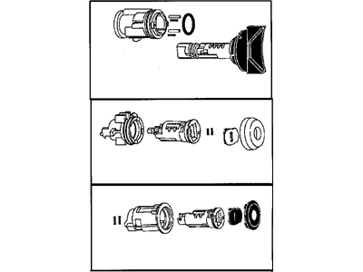 Mopar 4746667 CYLINDER/LOCK-Ignition Module