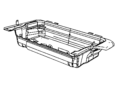 Mopar ZQ93BD5AA Carpet-Floor Tub