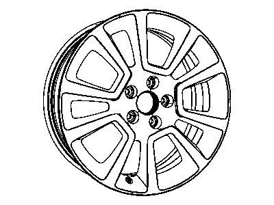 Dodge Caliber Spare Wheel - 1JX81GSAAB