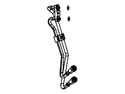 Mopar 68143893AA Line-Oil Cooler Pressure And Ret