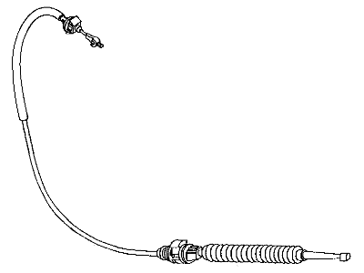 Chrysler Grand Voyager Accelerator Cable - 4861075