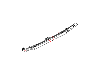 Dodge Ram 2500 Leaf Spring - 52121533AB