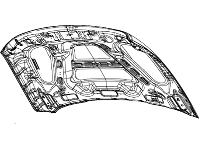 Mopar 68054455AC Hood Panel