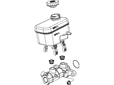 Mopar 68003617AA Brake Master Cylinder