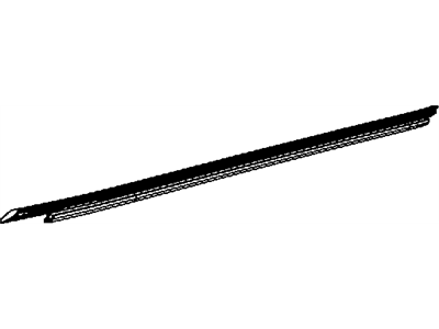 Mopar 55399122AA WEATHERSTRIP-Front Door Belt