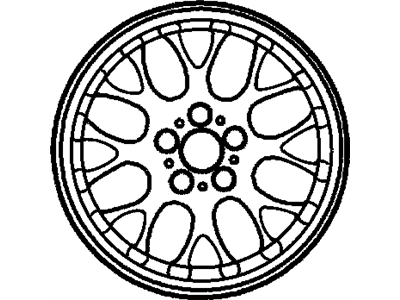 Mopar 82205581 Wheel-Cast Aluminum