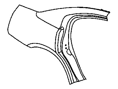 Mopar 5174352AF Panel-Body Side Aperture Rear