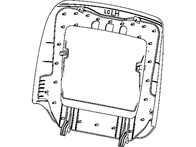 Mopar 1UV13XDVAA Panel-Front Seat Back