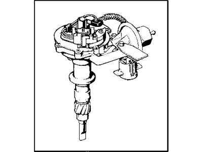 1997 Jeep Wrangler Distributor - 56027027AB