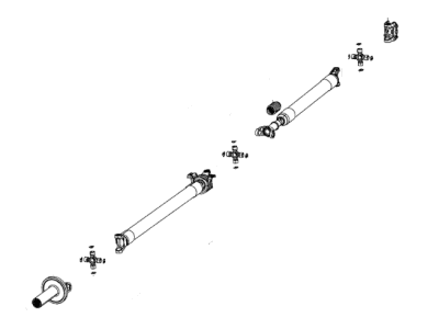 Mopar 5146499AA Rear Drive Shaft