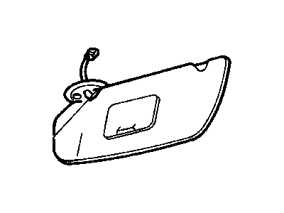 Mopar 5HJ30TL2AC Visor-W/MIRROR