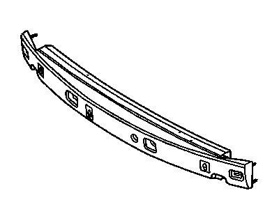 Mopar 4857882AA REINFMNT-Front Bumper