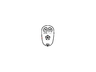 Mopar 5179363AA Key-Blank With Transmitter