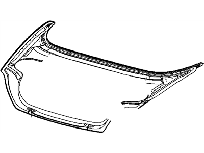 Mopar 4865482AB DECKLID