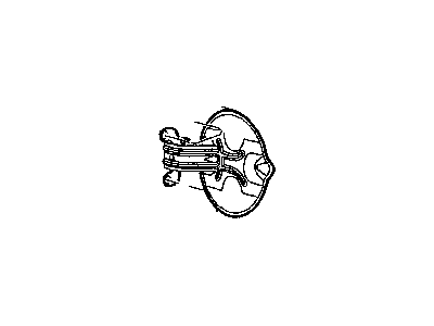 Mopar 5256863 Bumper-Fuel Door