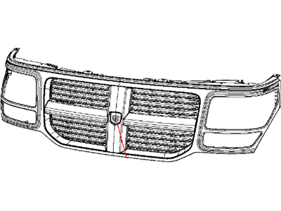 Mopar 1EY991AVAD Grille-Radiator