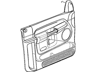 2006 Dodge Ram 3500 Door Handle - 1DB92ZJ3AA