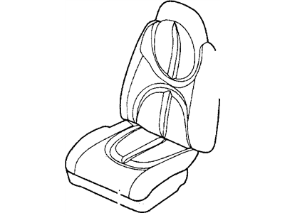 Mopar WK901DVAA Seat Back-Front