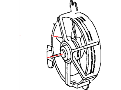 2003 Dodge Neon Fan Motor - 5103020AA