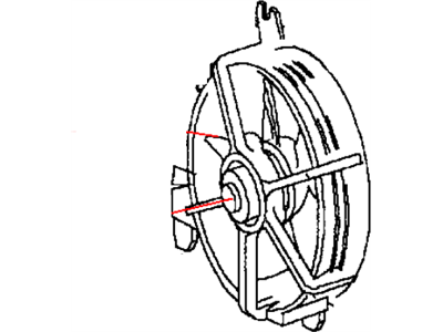 Mopar 5103020AA Motor-Radiator Fan