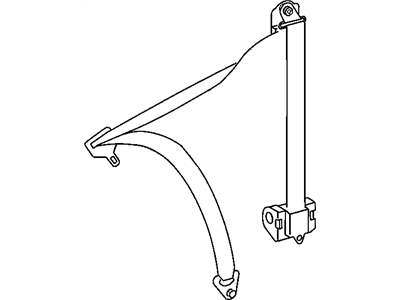 Mopar 5125026AA Front Outer Seat Belt