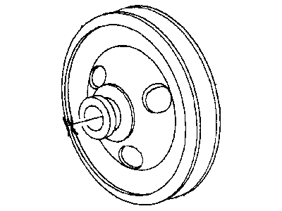 Mopar 4573747 PULLEY-Power Steering Pump Drive