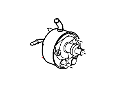 2002 Chrysler Voyager Power Steering Pump - 4743969AA