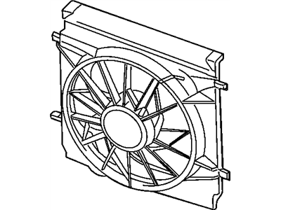 2002 Jeep Liberty Fan Blade - 55037659AA