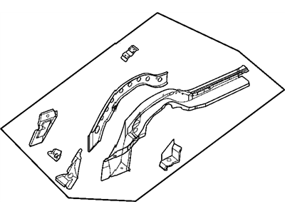 Mopar 5139029AA Rail