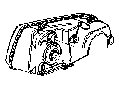 Mopar 4805761AG Headlamp