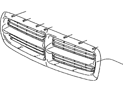 Mopar 5EH12XTL Grille Radiator