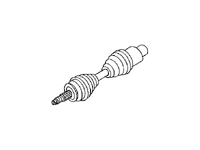 Mopar 52070458AB Axle Half Shaft