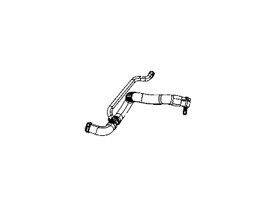 Mopar 52014520AB Hose-Radiator Outlet