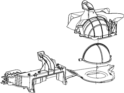 Mopar 5137695AA Housing-Blower Motor