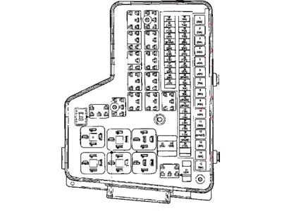 2003 Dodge Ram 3500 Fuse Box - 68005475AA