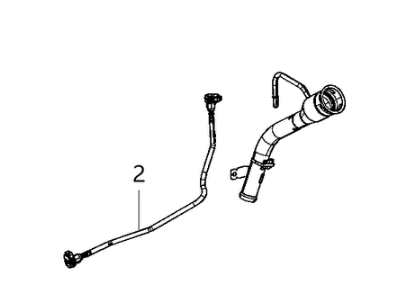 2022 Jeep Wrangler Fuel Filler Neck - 68413327AC