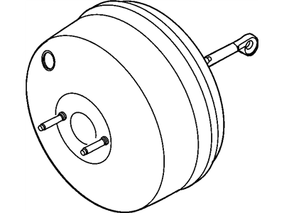 2001 Dodge Ram Van Brake Booster - 4897211AB