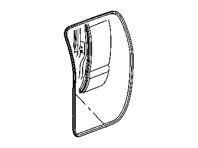 Mopar 55277296AA Seal-Door Opening