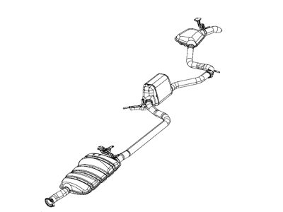 2020 Chrysler Pacifica Muffler - 68270369AC