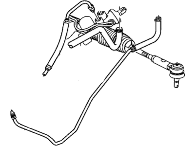 2004 Dodge Ram 1500 Power Steering Hose - 5290812AB