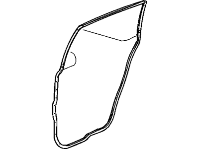 Mopar 4894305AC WEATHERSTRIP-Rear Door Mounted