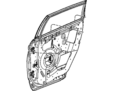 2005 Chrysler Pacifica Weather Strip - 5054119AF