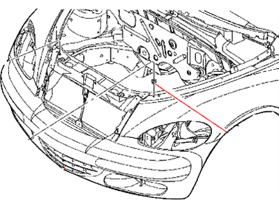 Chrysler PT Cruiser Grille - 5116182AB