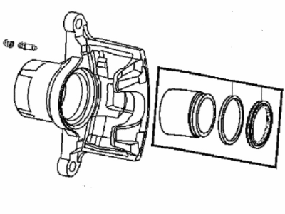 Dodge Caliber Brake Caliper - 68032698AA