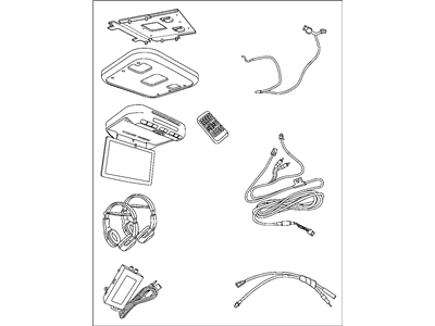 Mopar 82210920AC Media Sys-Monitor With Dvd