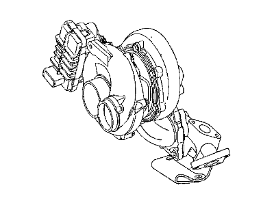 2009 Dodge Sprinter 2500 Turbocharger - 68004666AA