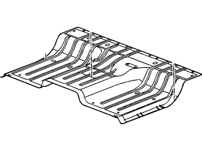 2009 Dodge Ram 2500 Floor Pan - 55275553AC