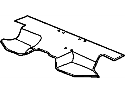 Mopar 55350920AL SILENCER-Floor Pan