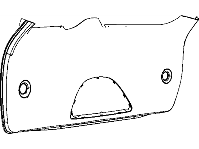 Mopar 5KT49DX9AB Panel-LIFTGATE Lower